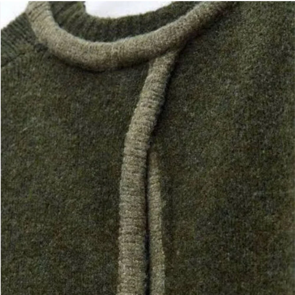 Zara Open Back Knit Sweater M - Picture 6 of 7